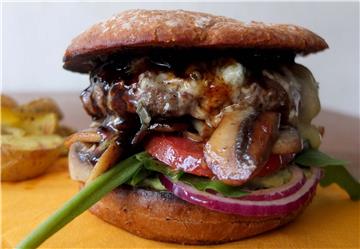 Dieser Burger dürfte wohl der leckerste der Welt sein - hat jemand Zweifel?
