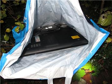 Dieses geklaute Notebook hatte der auf dem Spielplatz festgenommene Jugendliche bei sich.