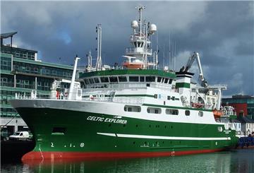 Dieses irische Forschungsschiff startet im Bremerhaven am 22. Juli zu Forschungsfahrten auf der Nordsee.
