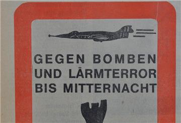 Dieses Protest-Logo schmückte am 15. Mai 1971 viele Autos, mit denen Menschen zu der Demo in Breddorf kamen. In den Tagen davor wurde es mehrfach in der Lokalzeitung abgedruckt.