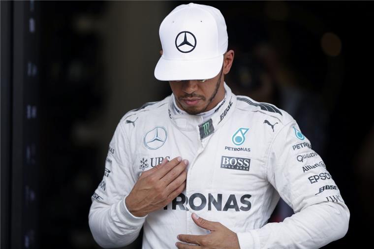 Diesmal nicht: Lewis Hamilton hat in der Qualifikation für den Großen Preis von Bahrein nur den zweiten Platz belegt.