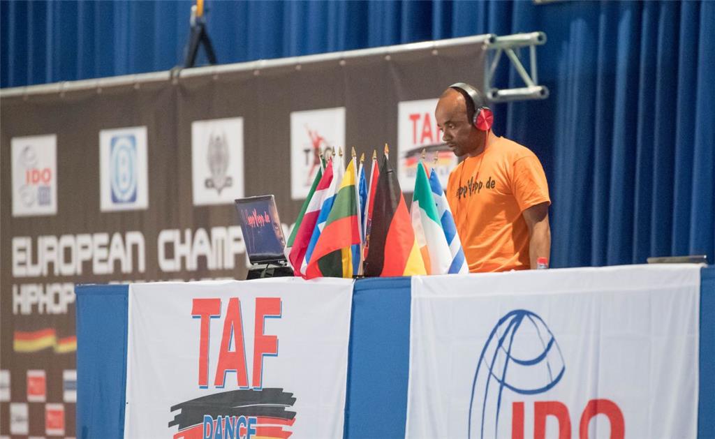 DJ Dan The Man gibt den Ton an. Hip-Hop-Europameisterschaften in der Stadthalle ...