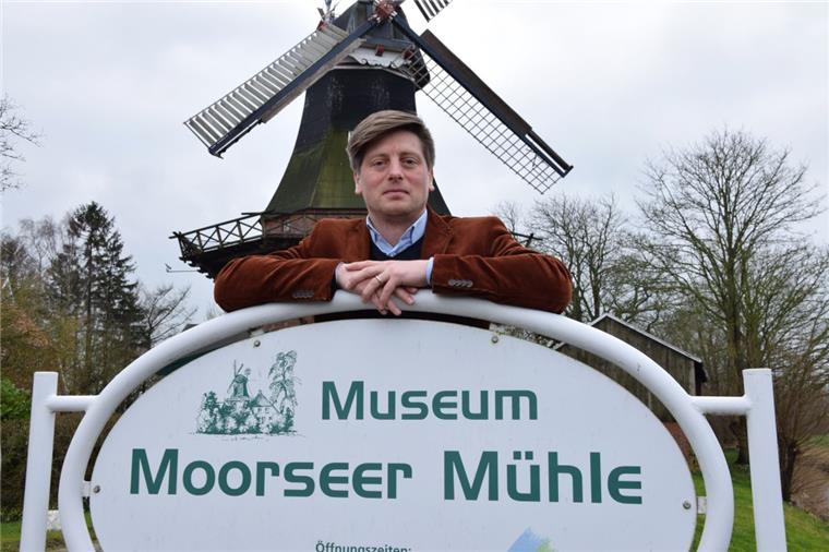 Dr. Jan Christoph Greim lässt die Moorseer Mühle hinter sich. Er wird zukünftig im Bremer Überseemuseum tätig sein.