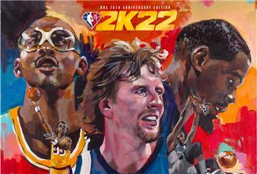 Drei Basketballlegenden auf einem Cover: Kareem Abdul-Jabbar, Dirk Nowitzki und Kevin Durant. Das kann sich sehen lassen.