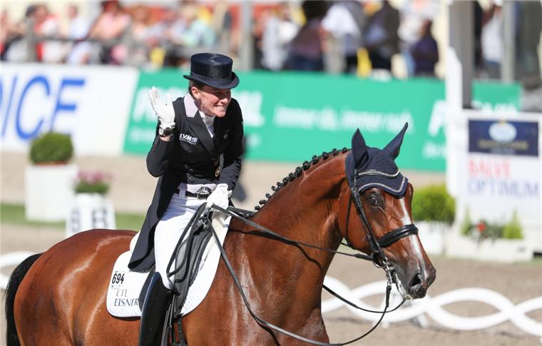 Dressurreiterin Helen Langehanenberg gewann 2012 in London olympisches Silber. Am Wochenende startet sie in Elmlohe. 
