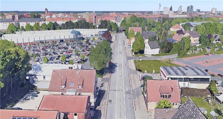 Durch eine Baustelle in der Schiffdorfer Chaussee staut es sich.  