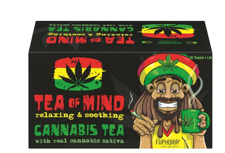 Lidl ruft Lebensmittel mit hohem Hanfgehalt zurück Ebenfalls eines der betroffenen Produkte: Euphoria Tea of mind Cannabis Tea der Marke Euphoria Trade.