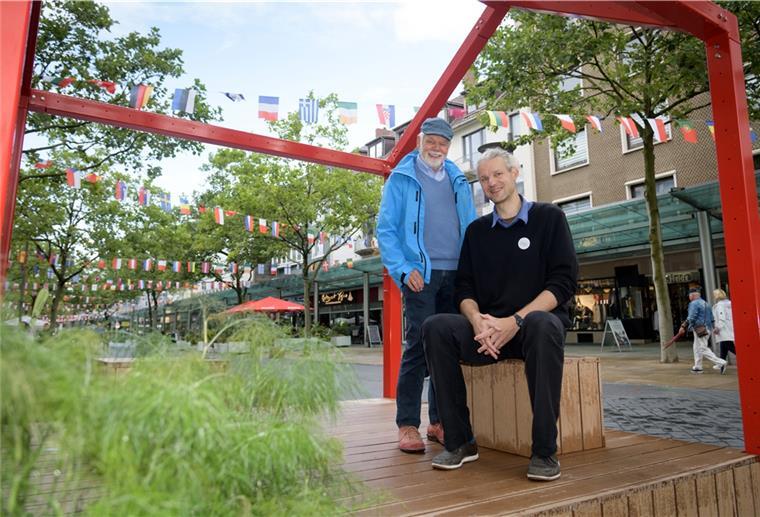 Bremerhaven: Neue Stadtteilkonferenz in Planung Eberhard Pfleiderer (links) und Felix Liebig wollen eine Stadtteilkonferenz Mitte gründen.
