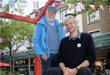 Eberhard Pfleiderer und Felix Liebig.