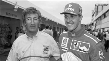 Eddie Jordan (l) war Förderer von Michael Schumacher.
