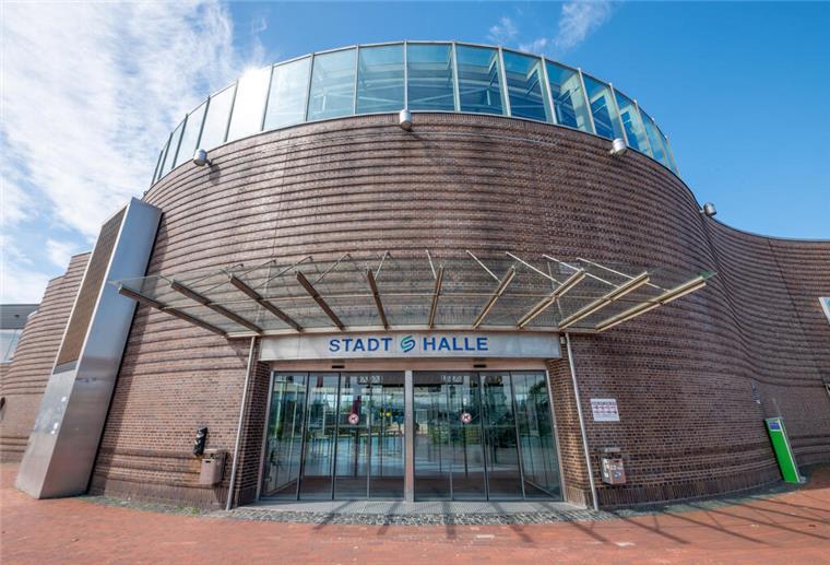 Neubaupläne für Stadthalle in Bremerhaven vom Tisch Eingang zur Stadthalle