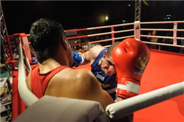 Eigentlich wollten die Fishtown Fighters um Georgy Gubeladze (blau) in der neu aufgestellte Bundesliga weiter für Furore sorgen. Doch abgesprungene Sponsoren machten ihnen einen Strich durch die Rechnung.  