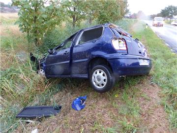Ein 18-Jähriger überschlug sich in Dorum mit seinem VW Polo