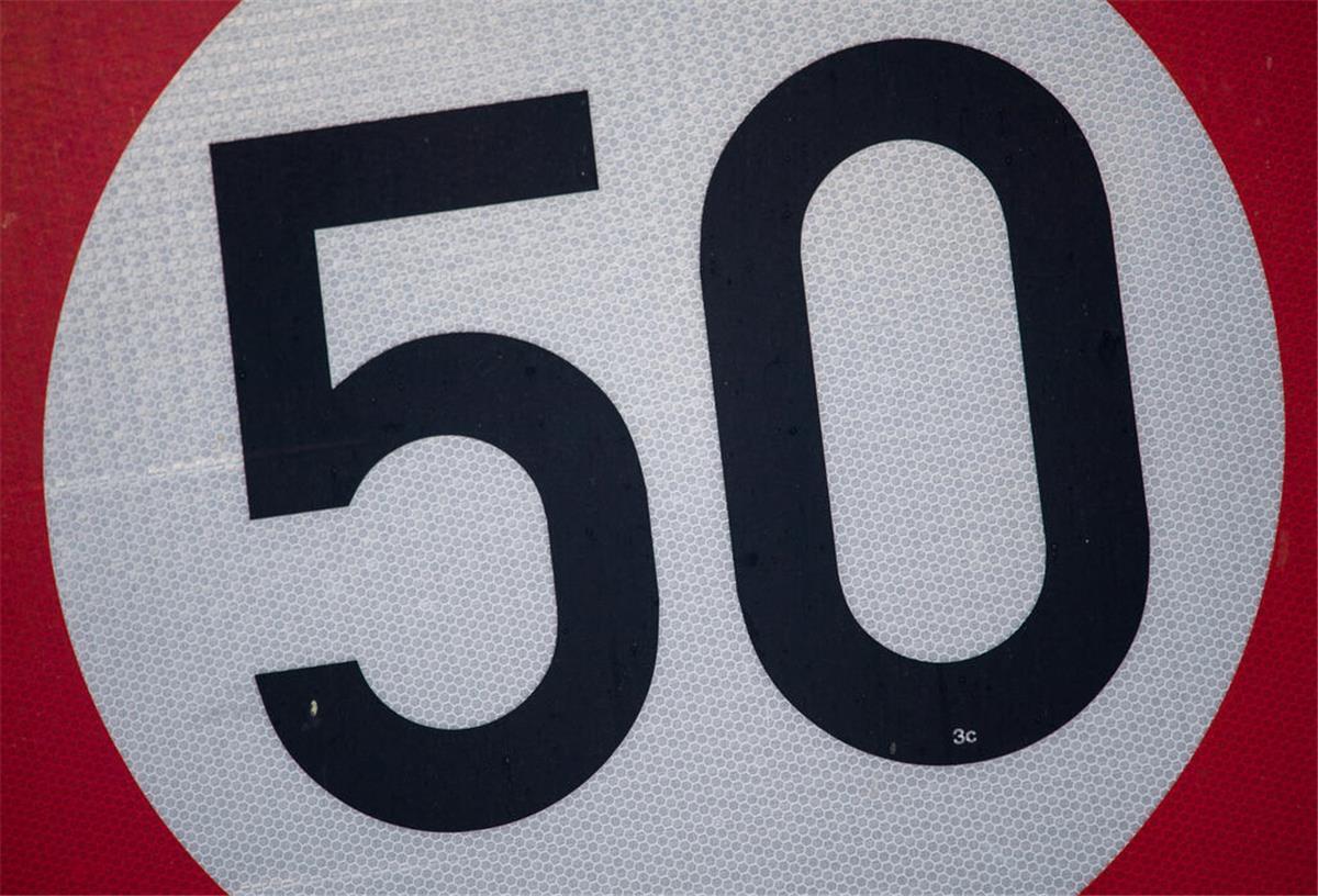 50er-Schild