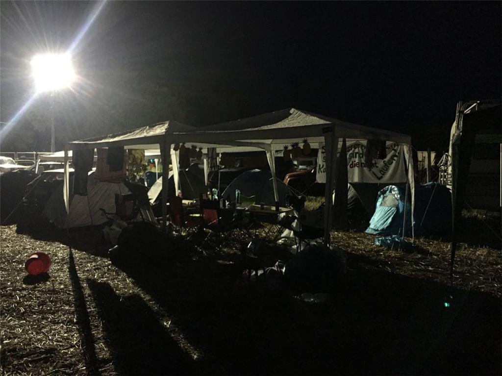 Ein bisschen Ruhe auf dem Campingplatz beim Deichbrand. Aber nur ein bisschen. 