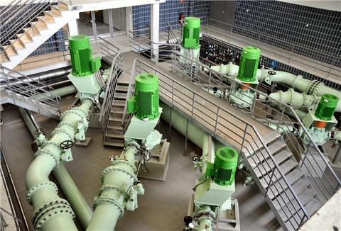 Ein Blick in das Wasserwerk von Großenkneten. Von dort wird ein Teil der Wesermarsch mit Trinkwasser versorgt.