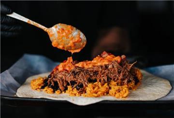 Ein Burrito zum Reinbeißen.