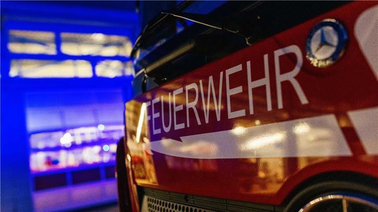 Ein Einsatzfahrzeug der Feuerwehr.