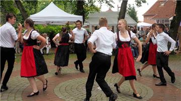Ein Highlight des Sieverner Sommerfestes war der Auftritt der Landjugend. Foto: ...