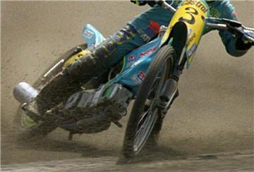 Ein Motorrad auf einer Sandbahn, wie sie auch in Mulmshorn befahren wird. (Symbolbild)