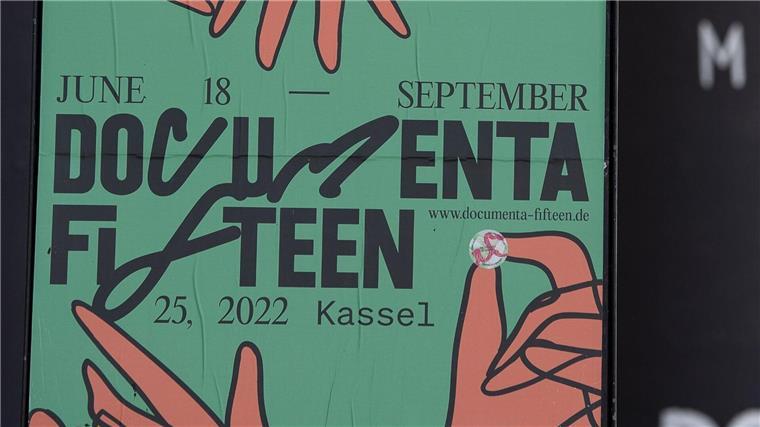 Neuer Wirbel um die documenta Ein Plakat zur documenta fifteen.