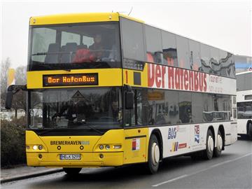 Ein Touristen-Magnet: Der Bremerhavener Hafenbus.