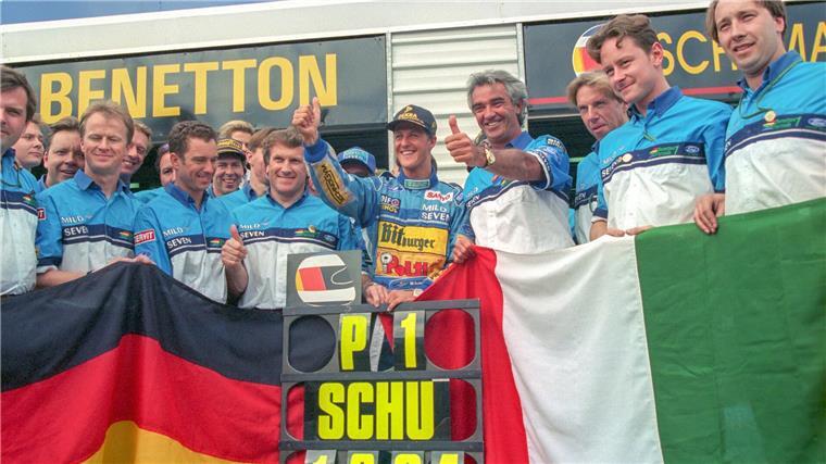 Ein Triumph des T-Shirt-Herstellers Benetton über die großen Teams der Formel 1.