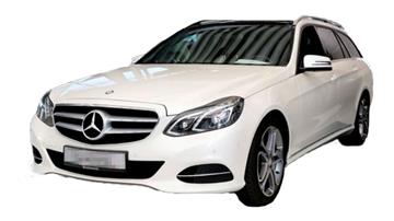 Ein weißer Mercedes wurde in Lehe gestohlen.