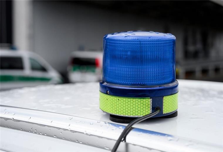 Balulicht auf Polizeiwagen
