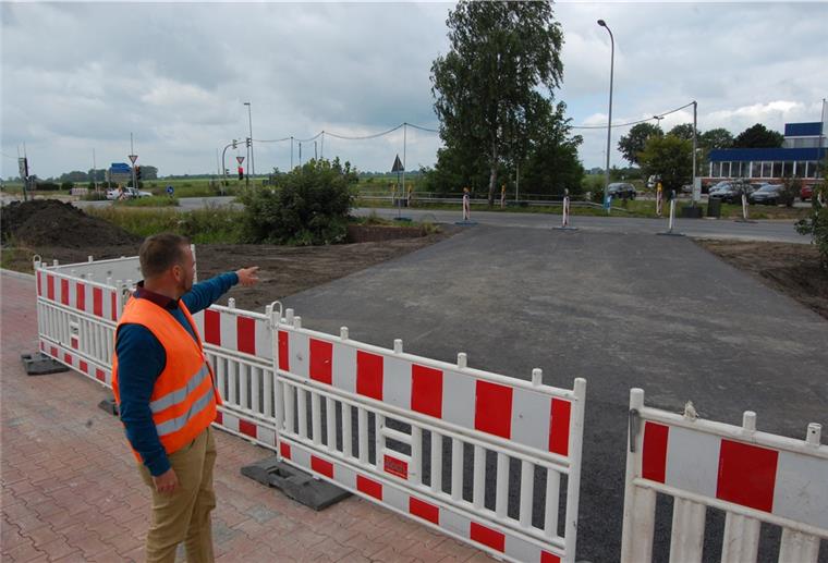 Eine Lösung für Firmen und Anlieger: Die Provisorien werden später zurückgebaut.