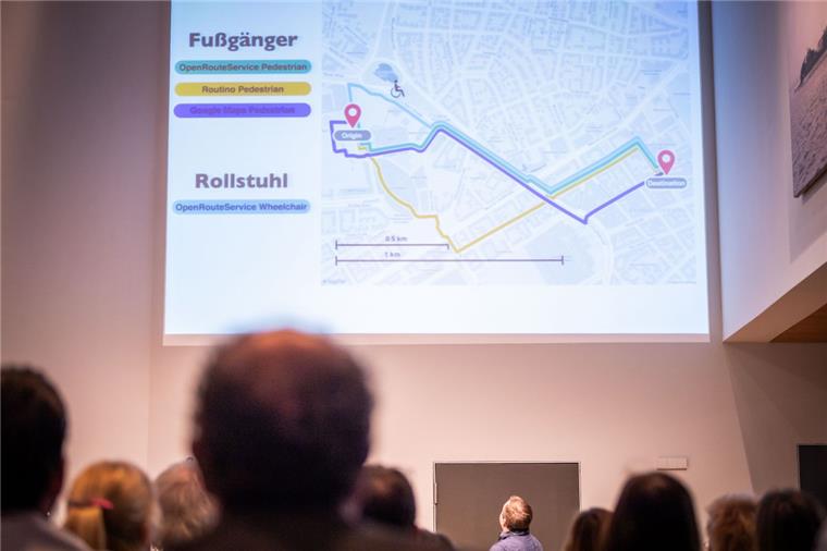 Bremerhaven: Navi für Menschen mit Beeinträchtigung Eine Smartphone-App soll es ermöglichen, barrierefreie Zugänge zu beispielsweise touristischen Attraktionen als Karte darzustellen.