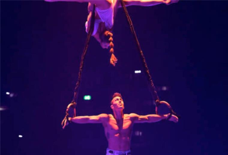 „Feuerwerk der Turnkunst“ kommt wieder nach Bremerhaven Eine Szene auf dem Programm „Superfly“, das im März 2025 nach Bremerhaven kommt.