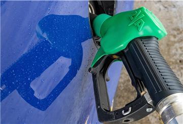 Eine Zapfpistole steckt an einer Tankstelle in der Tanköffnung eines Fahrzeugs. Unbekannte sind in Rotenburg nach dem Tanken abgehauen. 