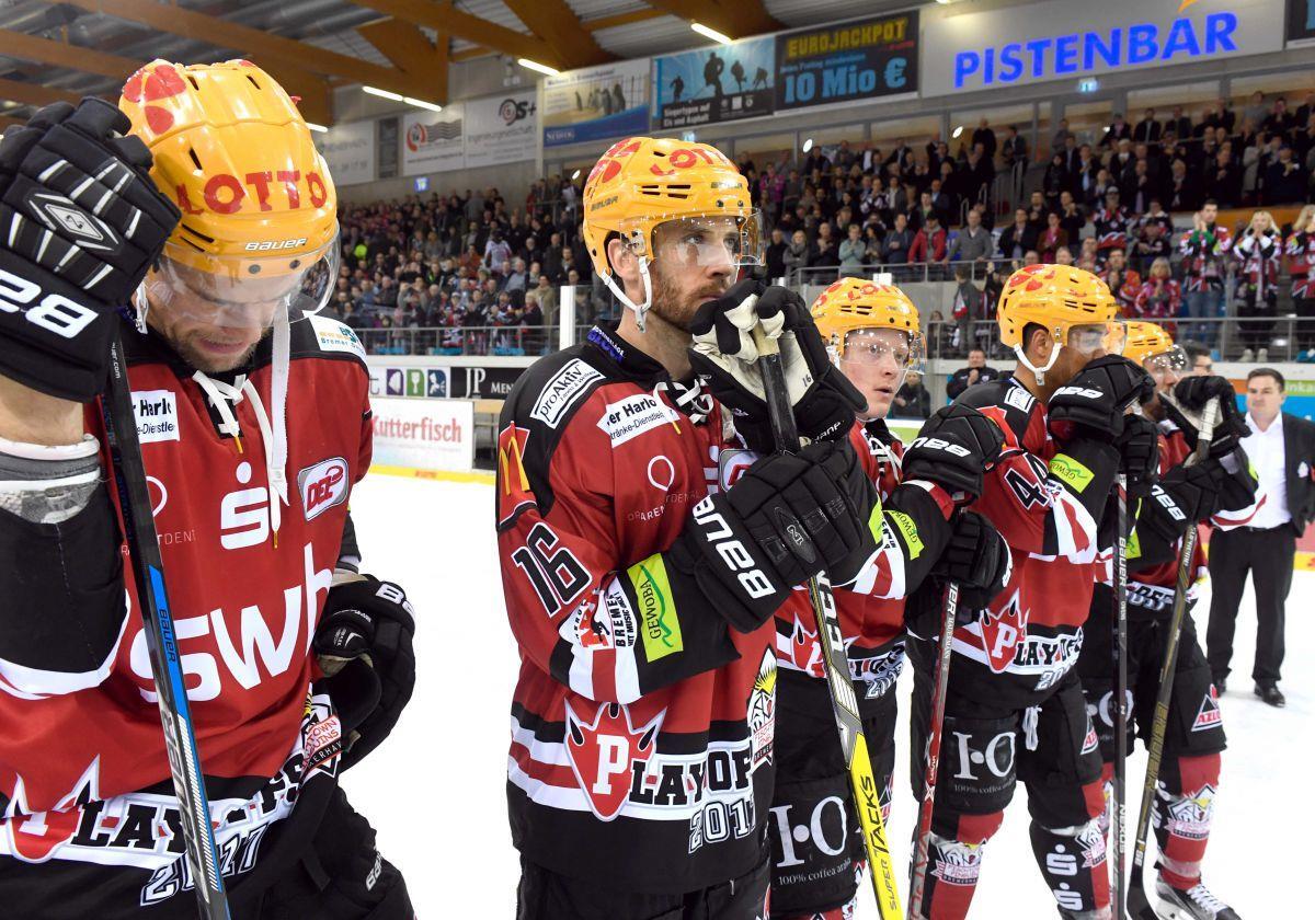 Eishockey PlayOff gegen EHC München  2:8
15.3.17  Foto Scheer