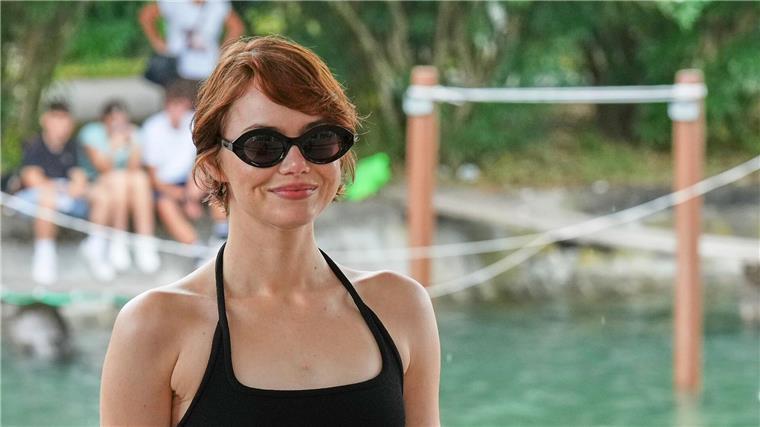 Emma Stone: „Ich glaube an Aliens“ Emma Stone ist im Wettbewerbsfilm „Bugonia“ zu sehen.