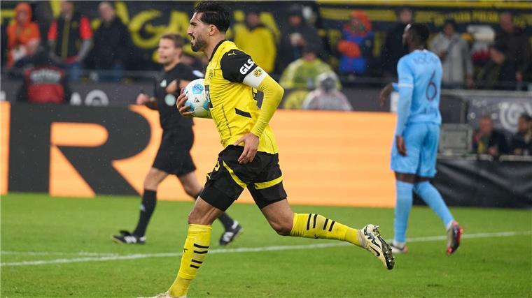 „Charakter gezeigt“: BVB dreht Spiel gegen Bochum Emre Can sorgte für den zwischenzeitlichen Ausgleich.