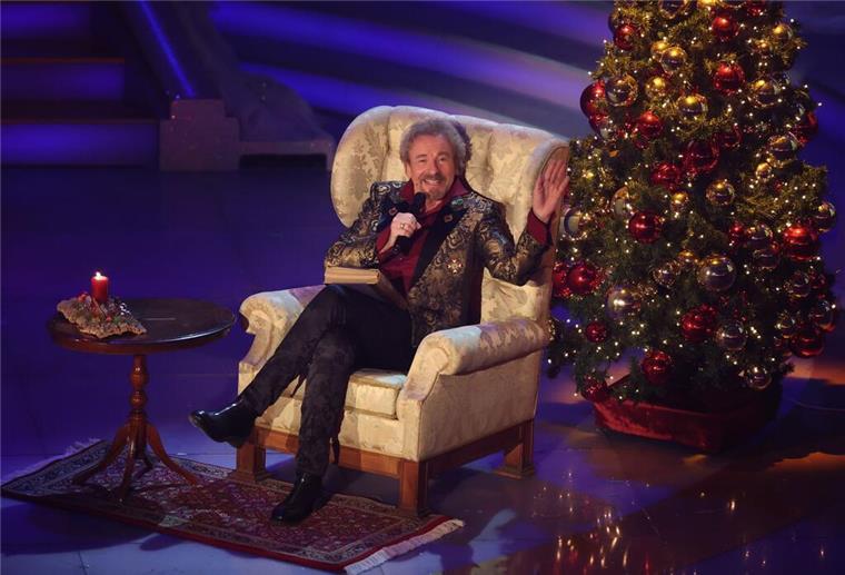Er las eine persönliche Weihnachtsgeschichte vor.