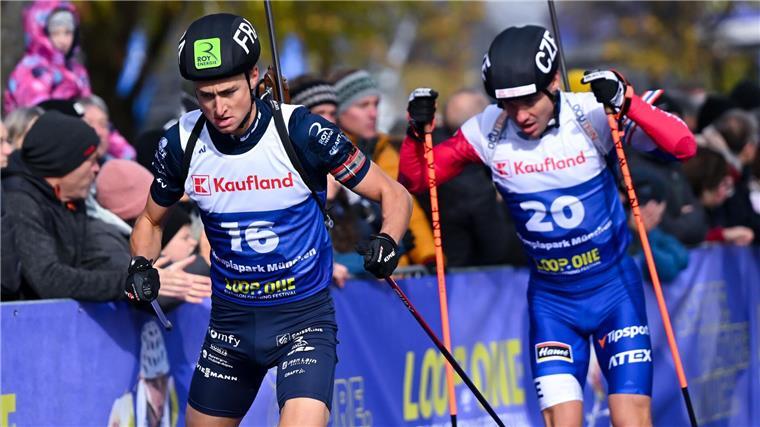 Eric Perrot (l) gewinnt das erste Loop-One-Festival. 
