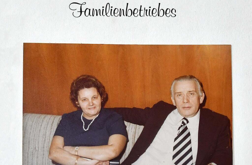 Gründer Wilhelm Blanke mit Ehefrau.