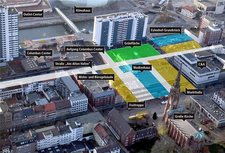 Bremerhavens Ehrenbürger hat Interesse am Karstadt-Areal Erwerb und Abriss der Karstadt-Immobilien ermöglichen eine Neugestaltung des Innenstadt-Kerns. Jetzt werden Investoren gesucht. Bremerhavens Ehrenbürger Karl Ehlerding ist bereit, sich bei dem Projekt finanziell zu engagieren.