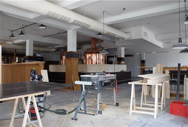 Brauhaus in Abbehausen steht vor der Wiedereröffnung Es geht voran im Brauhaus in Abbehausen: Bis zum 1. August sind die Arbeiten abgeschlossen, sodass dann die Wiedereröffnung gefeiert werden kann.