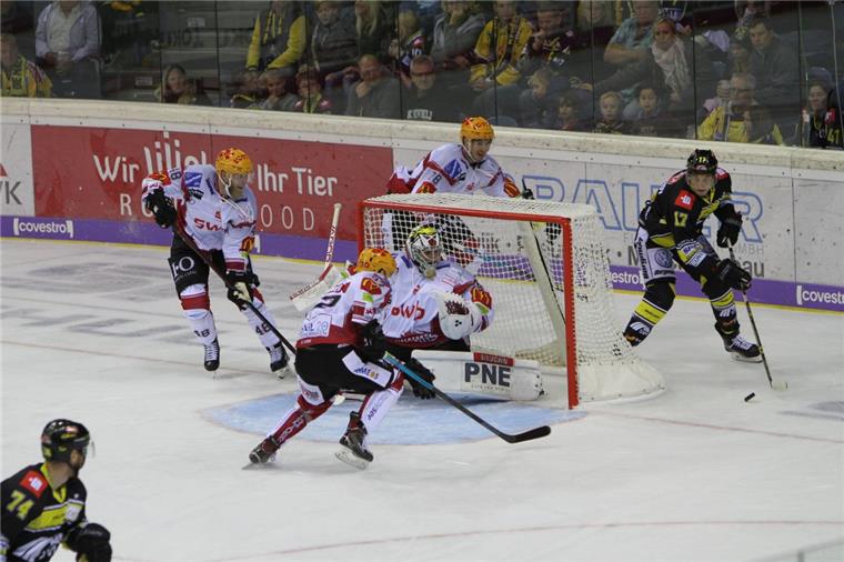 Es war ein enges Spiel zwischen den Krefeld Pinguinen und den Fischtown Pinguins.