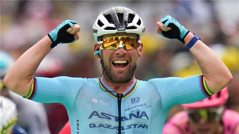 Cavendishs Bitte an Pogacar: Den Rekord nicht wegnehmen Etappensieger Mark Cavendish schrieb Tour-Geschichte.