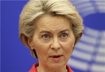 EU-Kommissionspräsidentin Ursula von der Leyen (im Bild) und Aserbaidschans Präsident Ilham Aliyev unterzeichneten in Baku eine Absichtserklärung zur Gaseinfuhr.