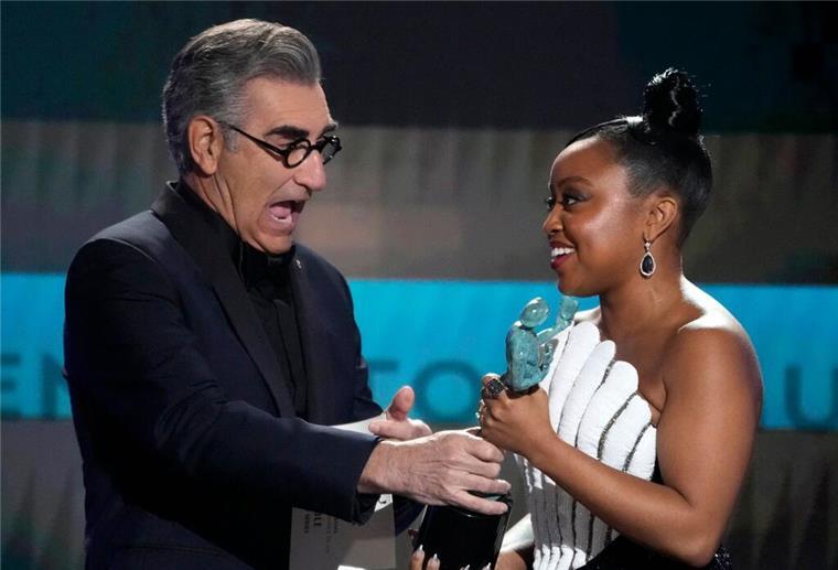 Eugene Levy wird mit Stern auf „Walk of Fame“ geehrt Eugene Levy (l) soll den 2773. Stern auf dem „Walk of Fame“ am 8. März enthüllen.