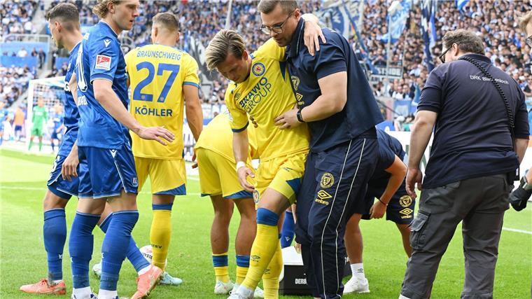 Fällt vorerst aus: Braunschweigs Lino Tempelmann (M).