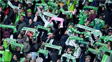 Fans des VfL Wolfsburg.