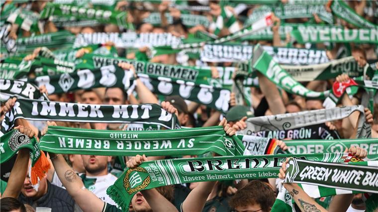 Salifou wechselt von Werder Bremen nach Belgien Fans von Werder Bremen. (Archiv)