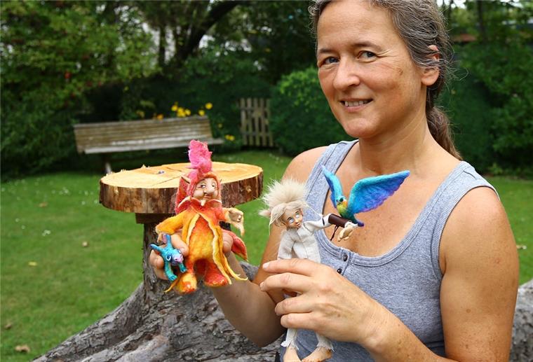 So zauberhaft wie ihre neue Heimat Fantastische Kunst: Diese zwei Figuren werden in den nächsten Geschichten von Andrea Tömösy wichtige Rollen spielen.