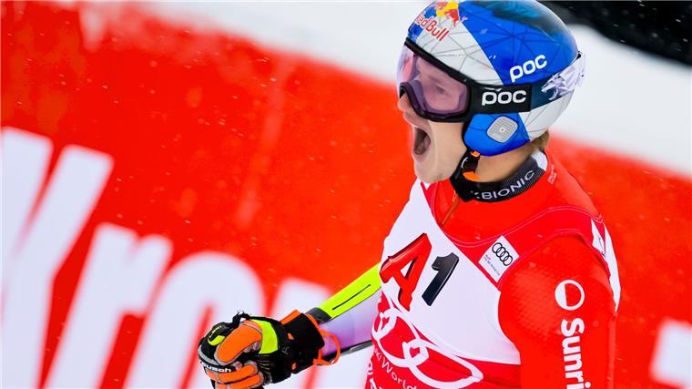 Deutsche Hoffnungsschimmer beim Sieg des Ski-Dominators Feierte in Sölden seinen 46. Weltcup-Sieg: Marco Odermatt.